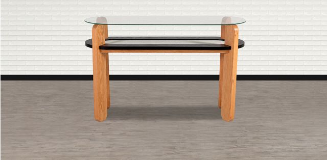 Consola Ovalada Osaka By Alan Soria Negro