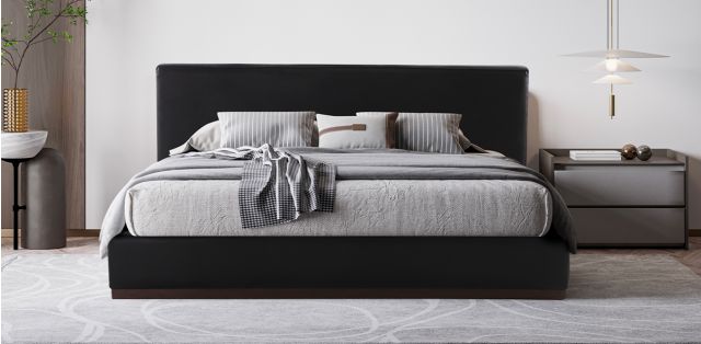 Cama King Size Kaysa Negro