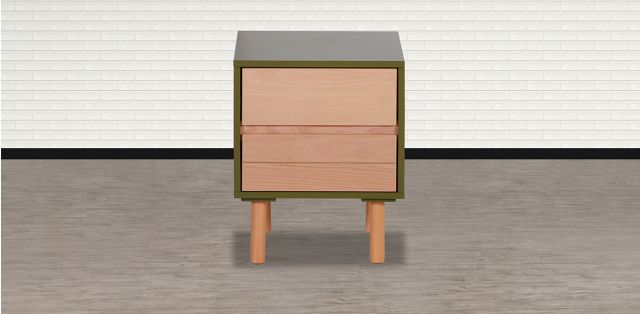 Buró 40 cm Loki Verde