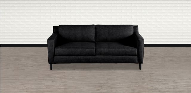 Sofá 3 Plazas Galmi Negro