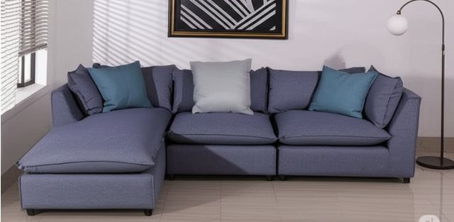 Sala en L Izquierda Melody Gris