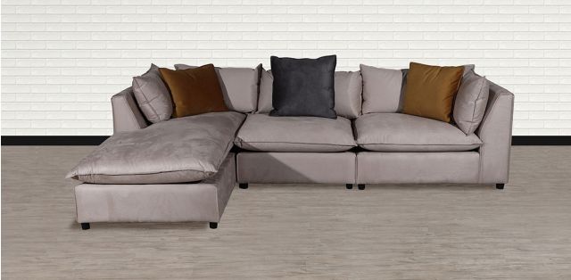 Sala en L Izquierda Melody Beige